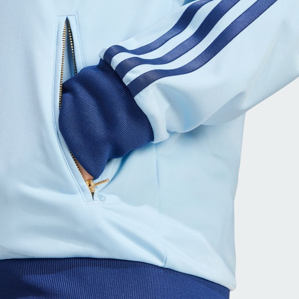 adidas Оригиналы Firebird Классический значок Свободная спортивная кофта Унисекс Clear Sky IX3542