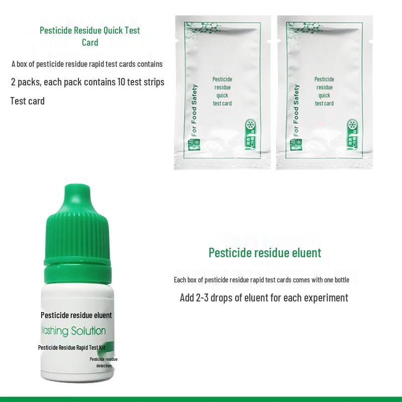 Pesticide Residue Rapid Test Cards
