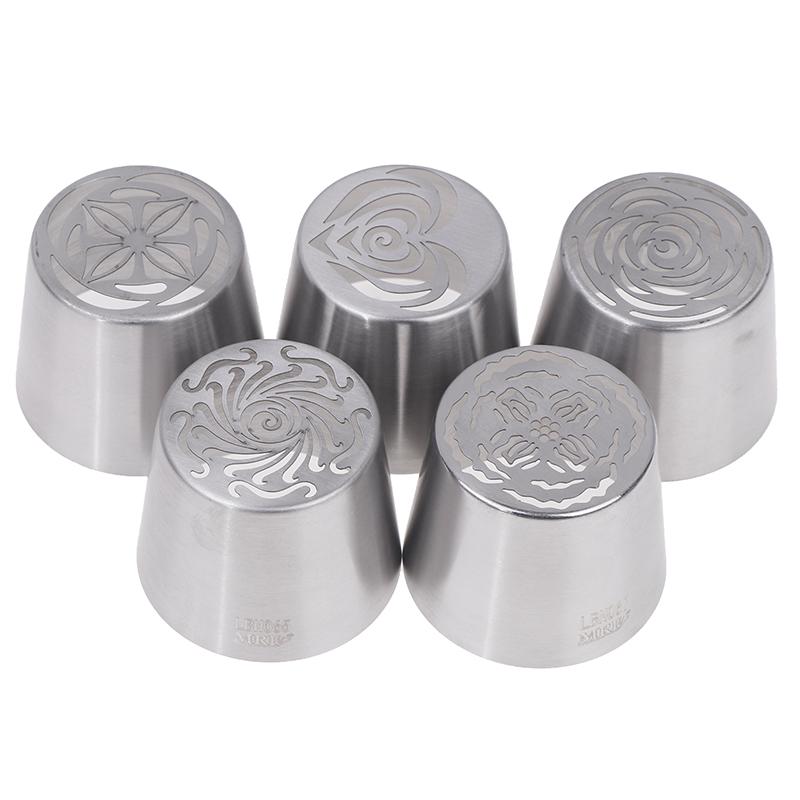 1Pc Stainless Steel Russian Piping Tips Cake Icing Frosting Nozzles Cream Tip For Cupcake Decoration Diy Kitchen Baking Tool