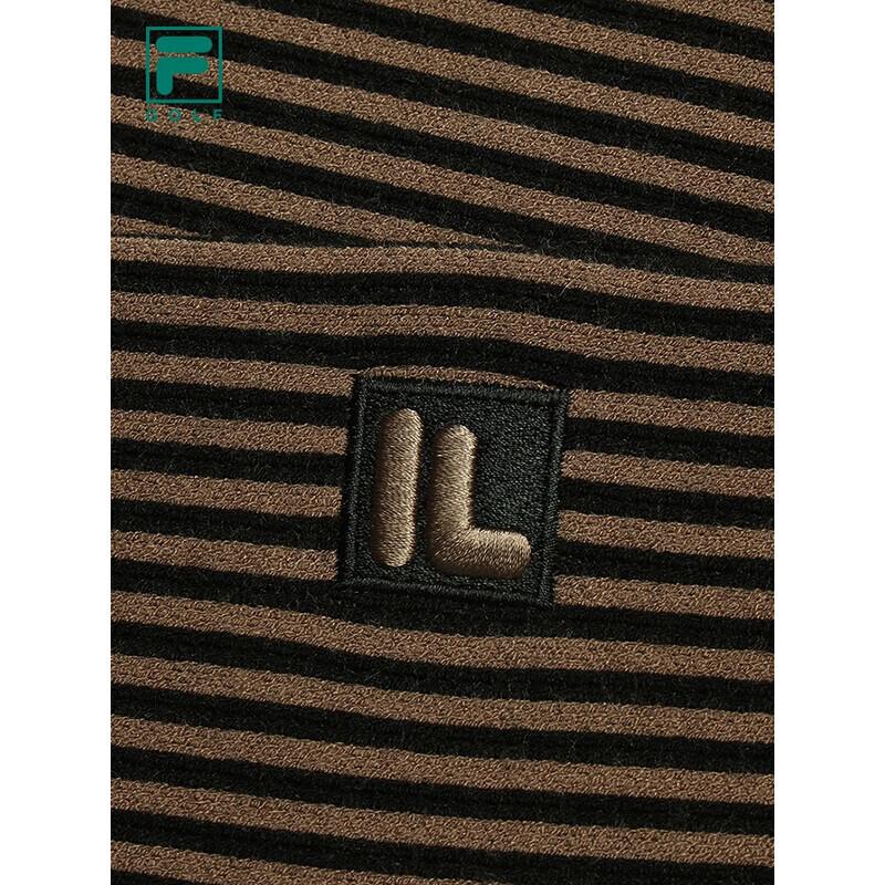 FILA Men's Winter Golf Vertical Stripe Pullover Sweater