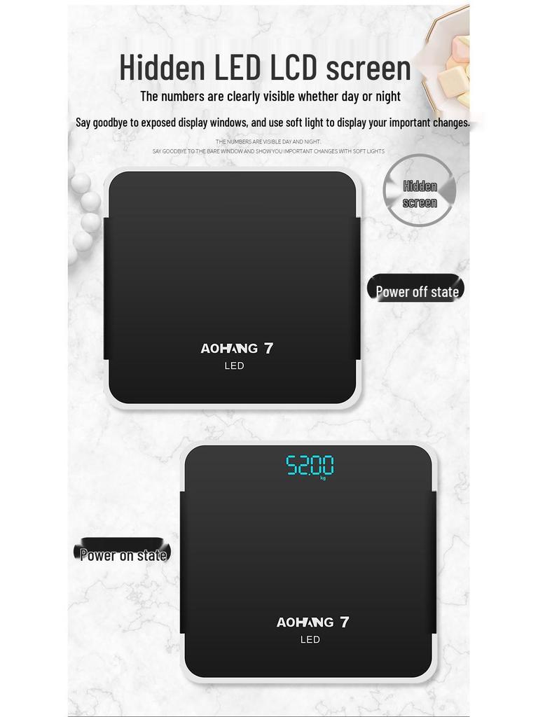 Precision Electronic Body Weight Scale for Adults