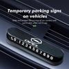 Car Temporary Phone Number Park QGREY5 Card Plate Sticker Accessories For Opel Meriva Mokka Grandland Vectra Zafira Vivaro Antara