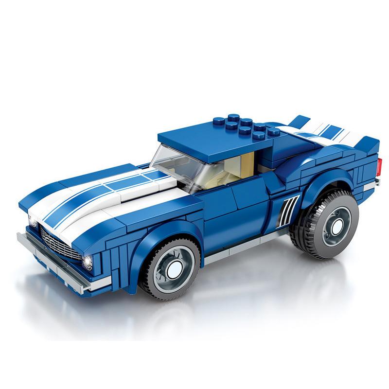 City Vehicles Speed Sports Racing Technical Car Model Building Blocks Super Racers Figures Moc Construction Toys