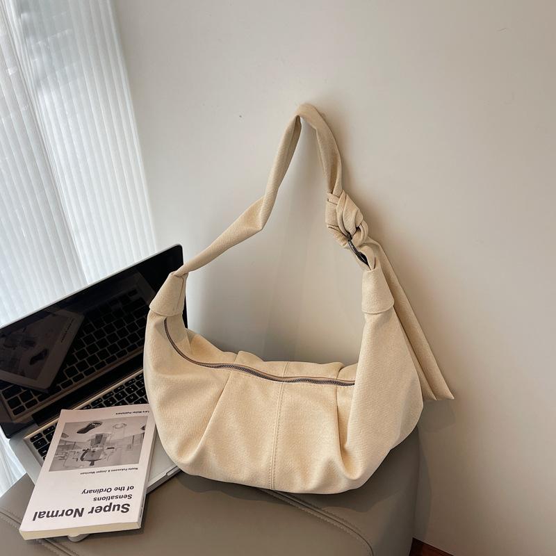 Bag Women's Large Capacity 2025 Summer New Niche Design Croissant One Shoulder Crossbody Bag Premium Dumpling Bag