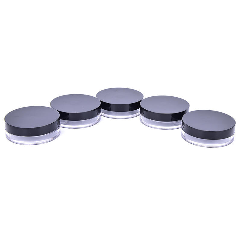 Empty Refillable Cosmetic Jar Pot Loose Face Powder Sifter Case Powder Box