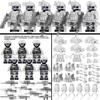 Ghost Military Weapons Specia Force Soldier Swat Tactical Parts Toys