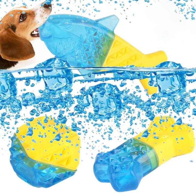 Water Injection Dog Ice Stick Cooling Chew Toy for Heat Relief Puppy Teething Outdoor Pet Training Treat Stick