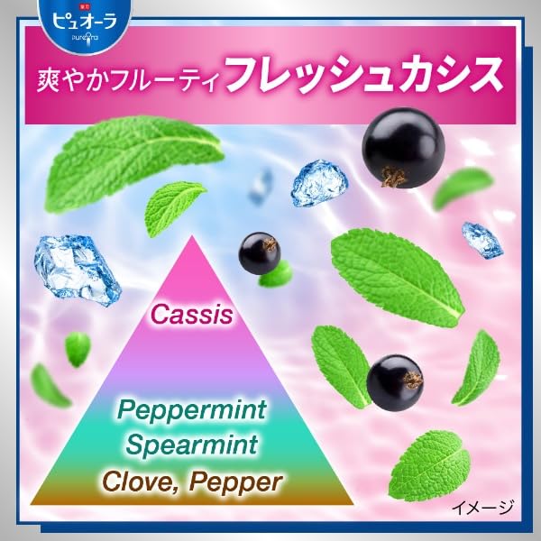 Зубная паста Pyuora Fresh Cassis Большой объем 1,5x 170г 3 шт.