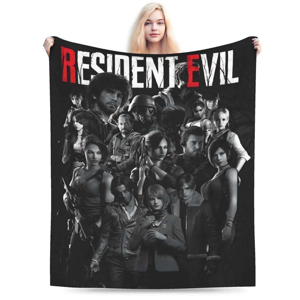 Фланелевое одеяло Resident Evil Весеннее теплое мягкое постельное белье Пледы для ребенка Диван Кровать Уличный тренд Покрывало Чехол для дивана-кровати