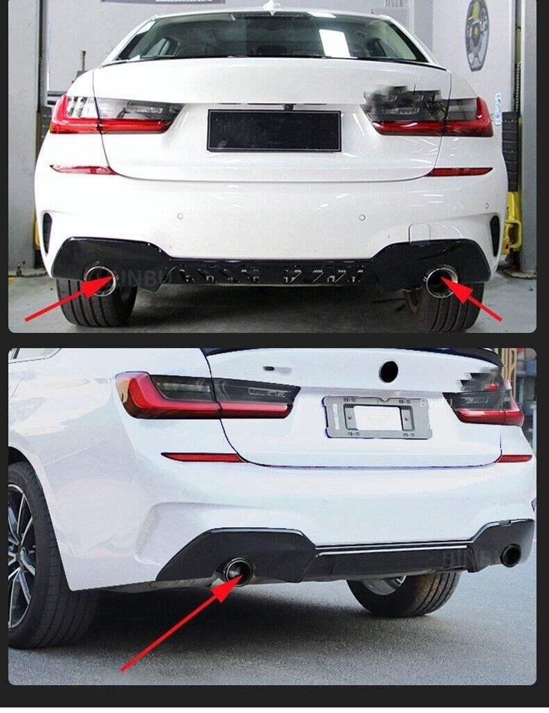 Carbon Fiber Exhaust Muffler for 2019-2020 BMW 3 Series G20/G28