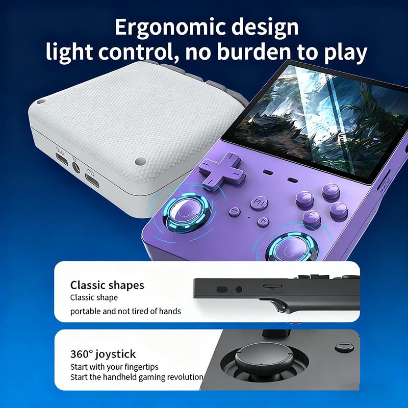 Портативная консоль Open Source Retro L35 со встроенными 10000 играми, 64 ГБ, 3,5-дюймовый дисплей, портативный IPS-экран, классическая игровая консоль, подарок