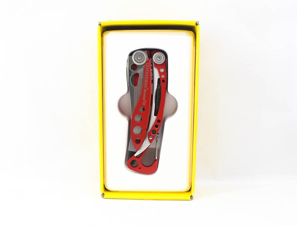 Leatherman YL832310 Многофункциональный инструмент Skeletool RX Rescue, 7 функций, красный (2871)