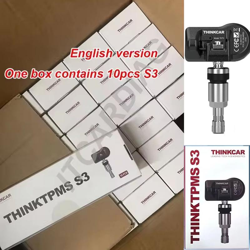THINKCAR THINKTPMS S3 Upgrade of S2 Car TPMS Tire Pressure Sensor 315MHz 433MHz Program Work with Thinkcar and Mucar tpms tool