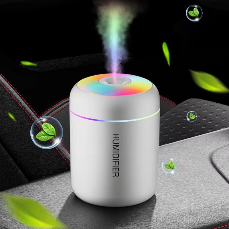 Mini Car Air Humidifier USB Electric Aroma Diffuser Essential Oil Purifier Aromatherapy Mist Maker Lights In Car Home