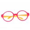 Plastic Transparent Plastic Glasses Transparent Colorful Doll Glasses  Children Toy