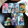 Чехол для телефона J-Joestar из J-Jojo J-Johnny-JJES для iPhone 17,16,15,14,13,12,11 Plus,Pro Max,XS,Мягкий силиконовый черный чехол