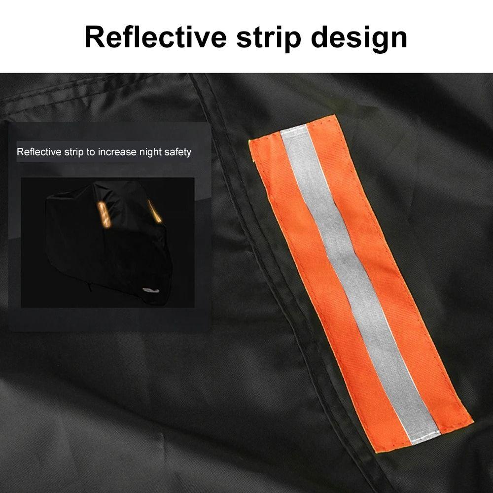 Waterproof Motorcycle Tarpaulin Thickened Scooter Cover Durable UV Protective Cover  Outdoor