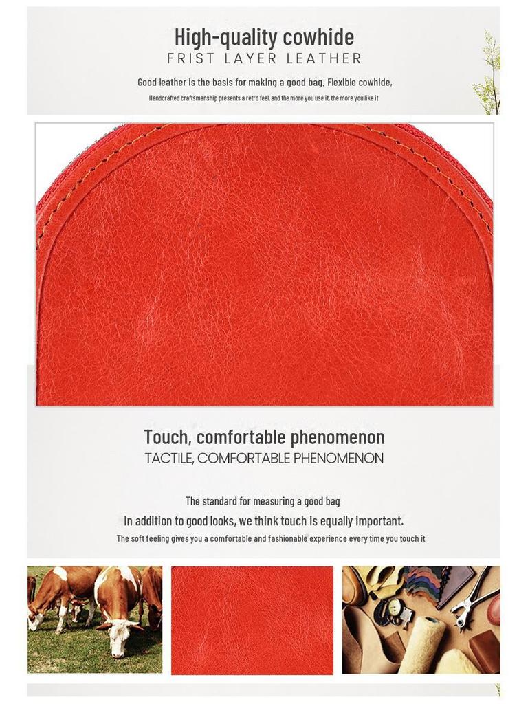 Женский мини-кошелек из натуральной кожи - роскошный летний кошелек из коровьей кожи