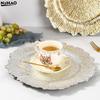 Plastic Charger Plates 33CM Reef Floral Round Design for Wedding Table Setting Banquet Event  Set