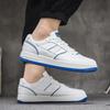 Мужские кроссовки, повседневная спортивная обувь для мужчин, легкая дышащая обувь из искусственной кожи, мужские белые теннисные туфли на плоской подошве, Zapatillas Hombre