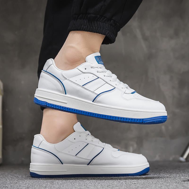 Мужские кроссовки, повседневная спортивная обувь для мужчин, легкая дышащая обувь из искусственной кожи, мужские белые теннисные туфли на плоской подошве, Zapatillas Hombre