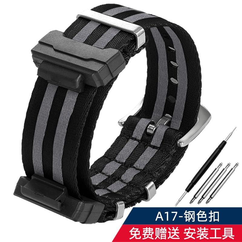 Адаптер 16 мм + Нейлоновый ремешок для Casio Gshock GA120 GA100 5600 GWM5610 DW6600 Аксессуары для ремешка часов