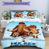 3pcs Ice Age The Meltdown Movie Poster Design Printed Bedding Set, Soft and Comfortable Quilt Cover for Bedroom, Guest Room (1 Duvet Cover +
