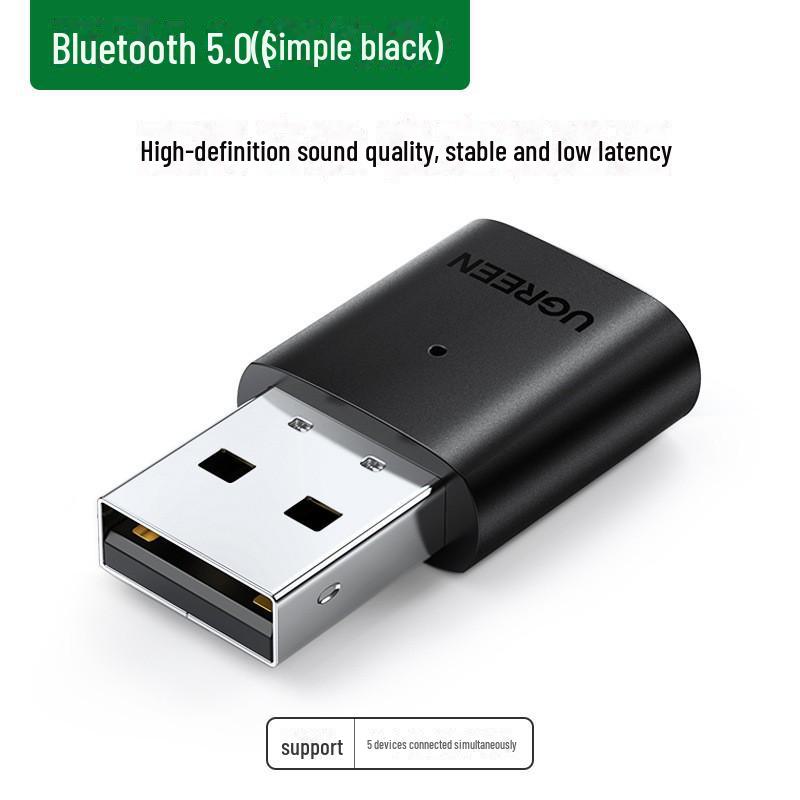 USB-адаптер Greenlink Bluetooth 5.0 для настольных компьютеров и ноутбуков (Виндовс 7/10)