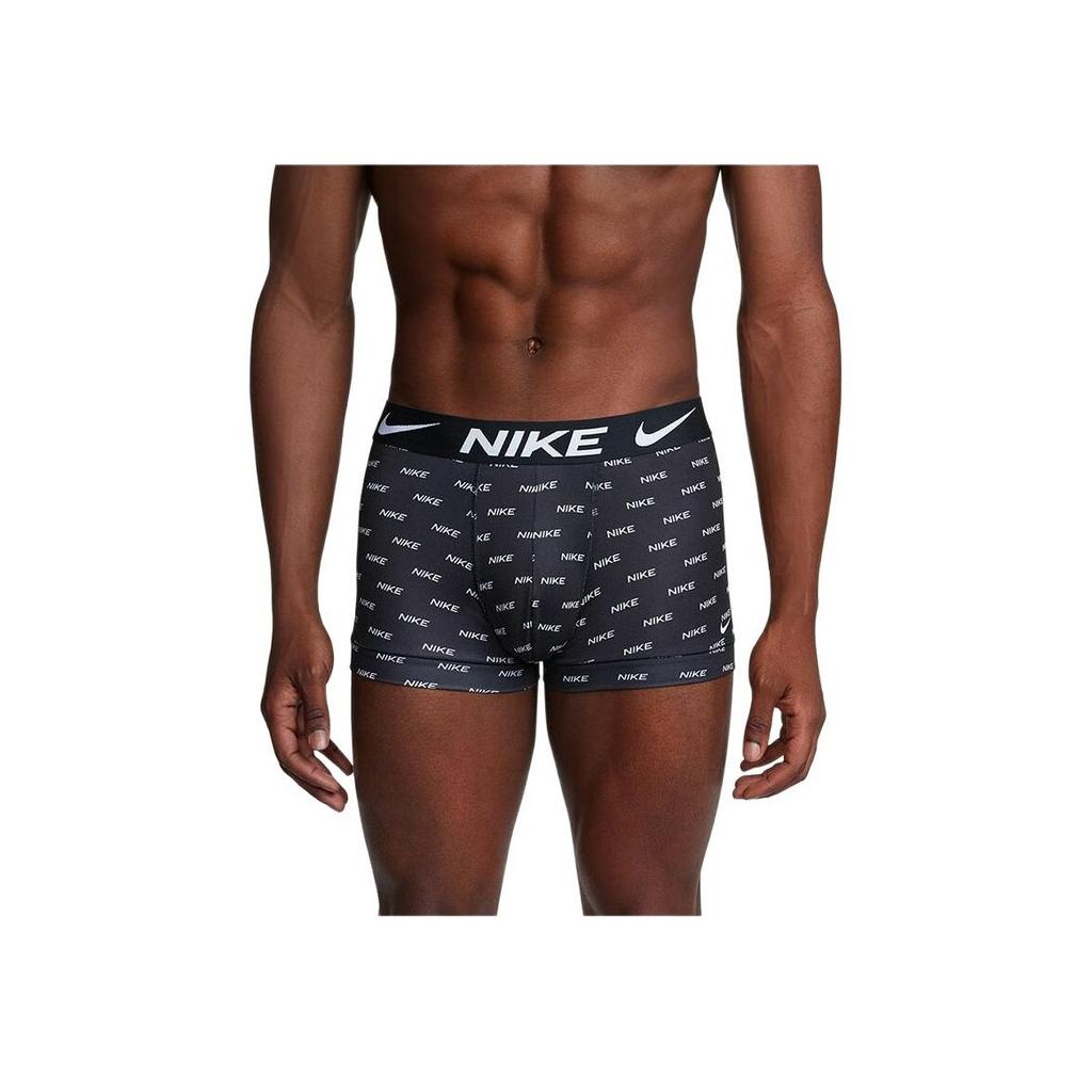 Nike Эластичные трусы-боксеры с принтом букв и логотипа, 3 пары, мужское нижнее белье KE1156-9SC