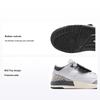 Детские кроссовки Air 3 Retro PS Hide N Sneak White Black Iron FB4416-100