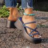 Large Size Thick-soled Wedge Heel Cover Toe Cool Slippers for Women To Wear Summer New Heightening and Lightweight Sandals