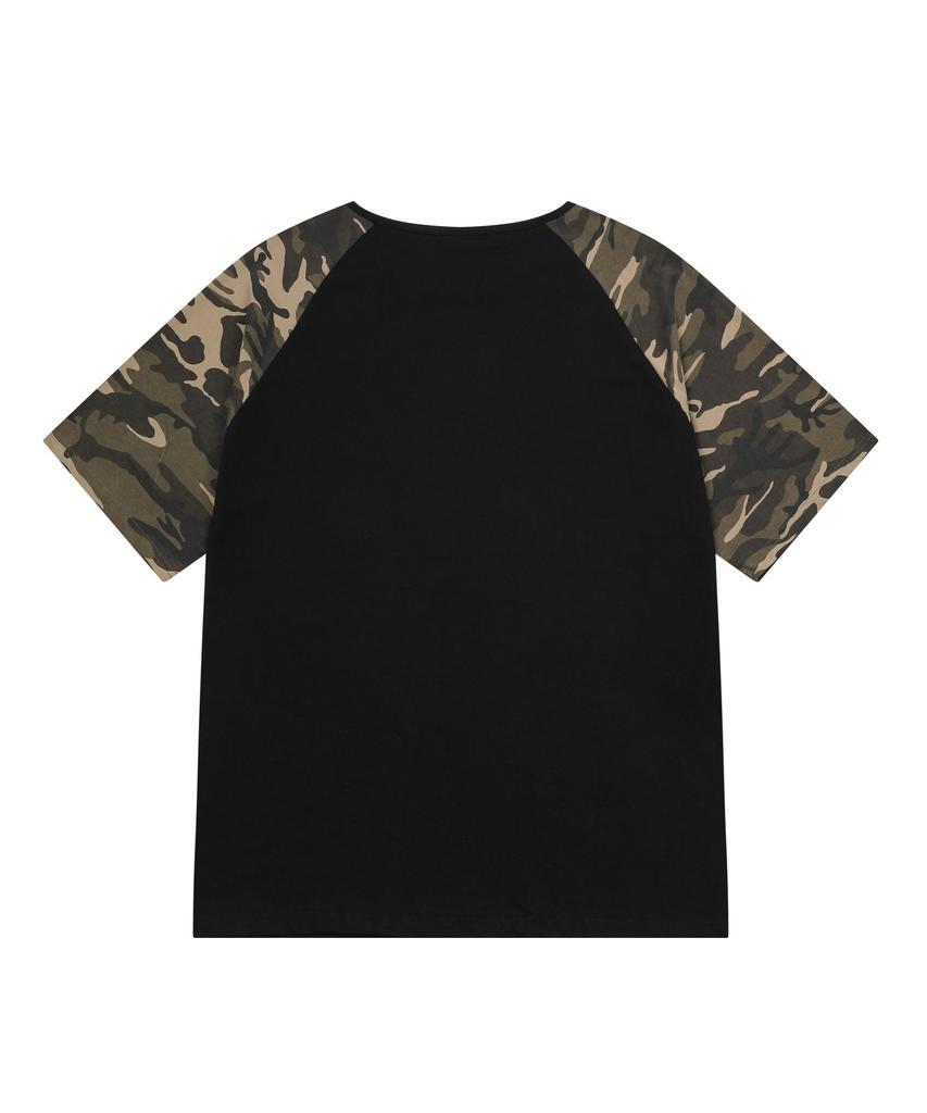 MUCENT Jug Camo Raglan Short Sleeve T-Shirt Unisex (2 Colors)