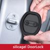 4Pcs Car Door Mute Damping Cushion Silicone Door Lock Buckle Car Door Anti-Collision Protective Cover