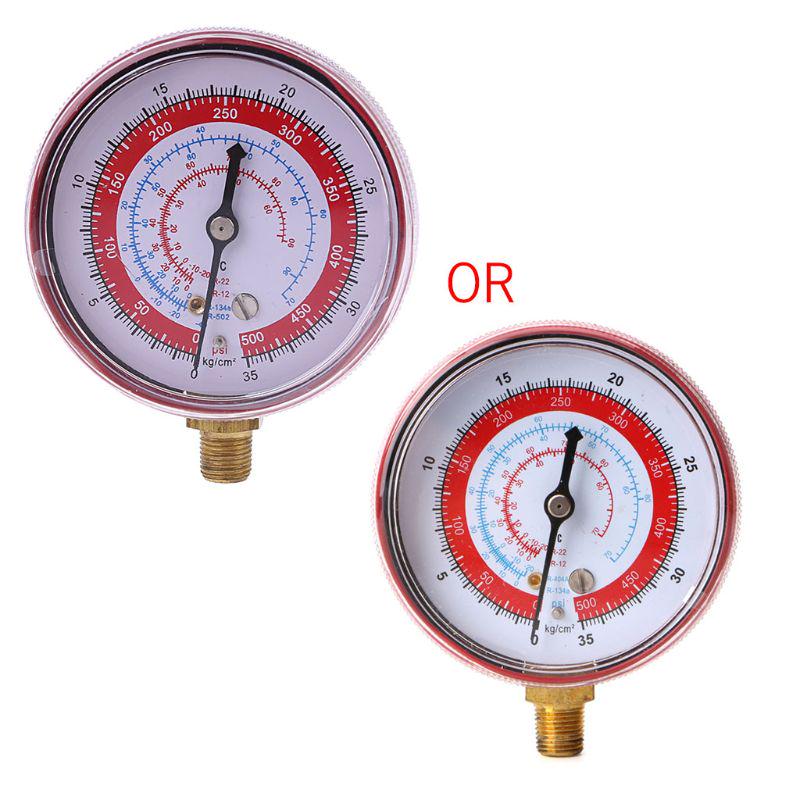 Good Air Conditioning Manifold Gauge High/Low Pressure R404 R134A R22 Refrigerant Manometer Replacement Accessories Tool