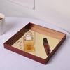 Креативный квадратный зеркальный поднос для входа в гостиную, небольшой предмет, настольный косметический магазин для ароматерапии