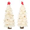 2023 Новое Рождественское Украшение Войлок Шерсть Украшение Рождественской Елки Домашнее Украшение для Новогодней Вечеринки Белый