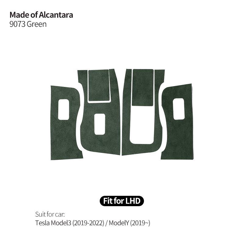 Для Tesla Model 3 Y 2019-2025 Стеклоподъемник Панель Отделка Рамка Наклейка Тюнинг Изготовлены Из Алькантары Аксессуары Для Интерьера Автомобиля