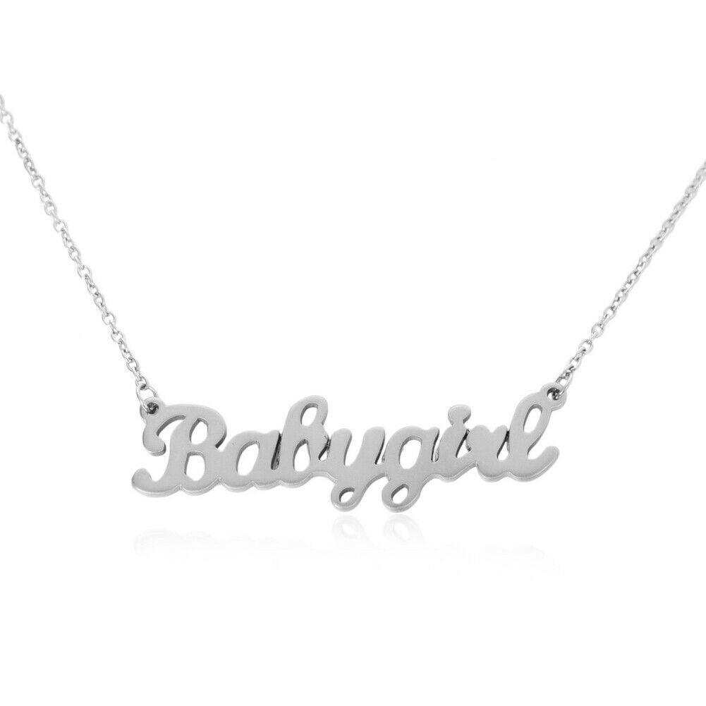Милое ожерелье в стиле Babygirl Carrie с подвеской в виде буквы, цепочка для женщин, модные ювелирные изделия