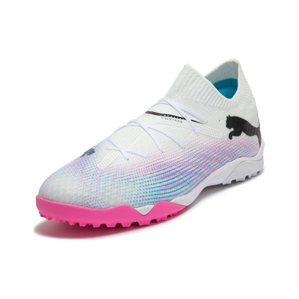 Puma Future Pro 7 Cage Phenomenal Pack мужские кроссовки белые черные ядовито-розовые 107710-01