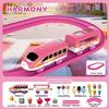MagneticTracks Car Toys Set for Girl, Princess Harmony Set Toys for Kids with Light Music, Track Vehicle Toy Gift Girl Birthday