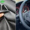 Кожаная оплетка рулевого колеса для BMW 5 6 7 Серии F10 F07 F06 F12 F13 F01 F02 красная синяя линия Перфорированная Микрофибра Кожа