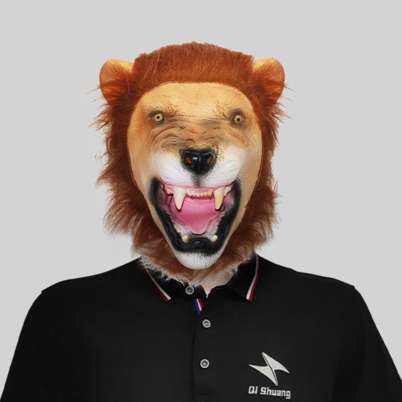 Маска животного Хэллоуин Маскарад Латексные головные уборы