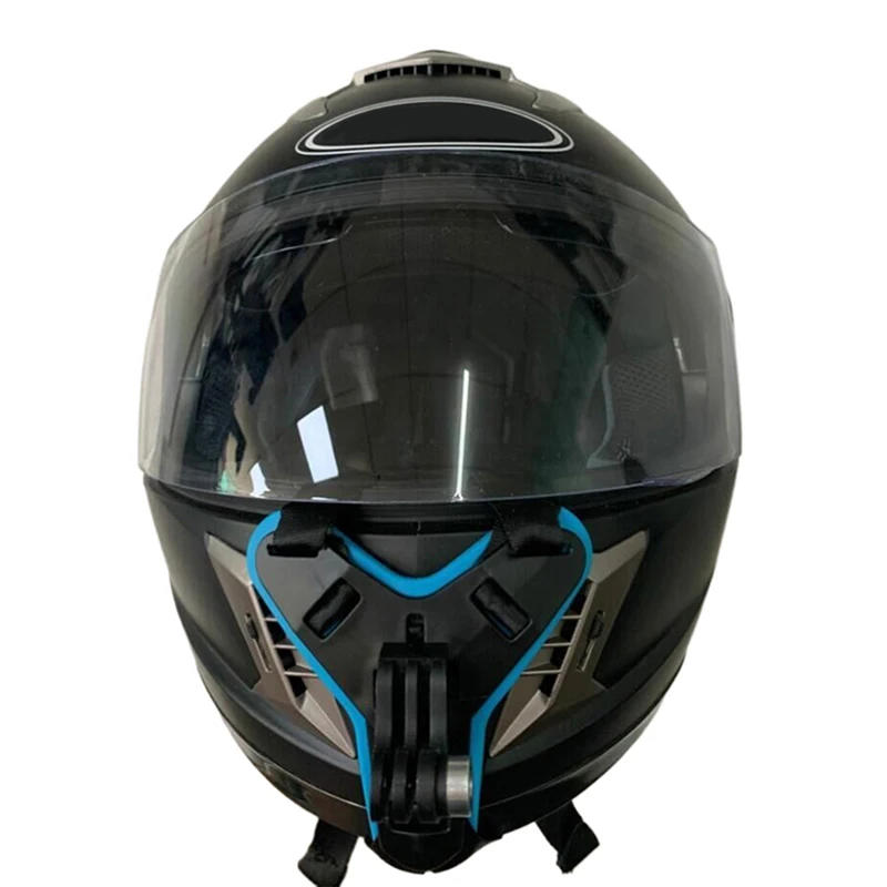 Крепление на подбородочный ремень мотоциклетного шлема с держателем для телефона, для экшн-камеры мобильного телефона с полным лицом