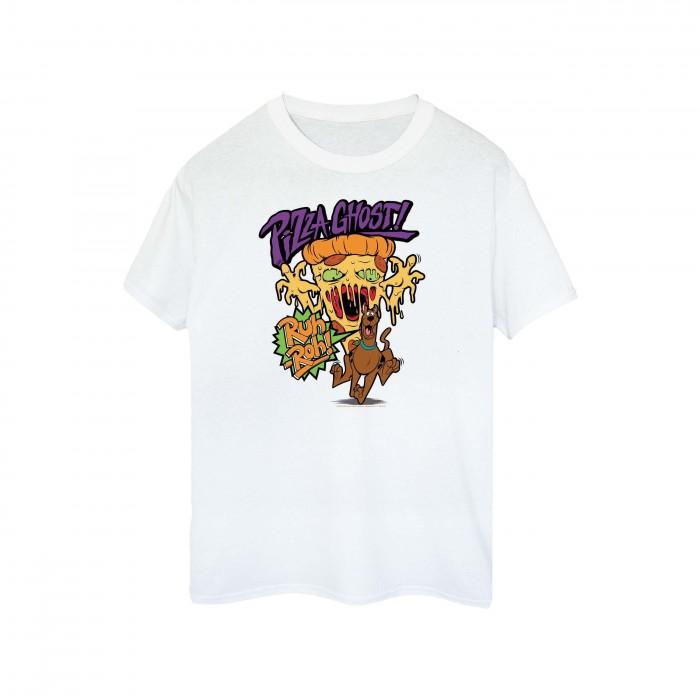 Scooby Doo Boys Pizza Ghost Cotton T-Shirt
