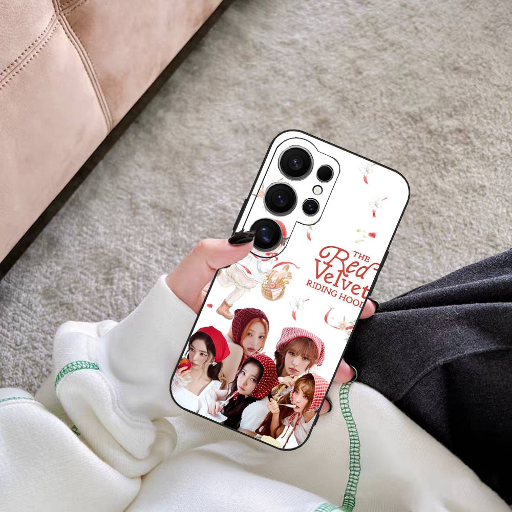 1 шт. Kpop R-Red V-Velvet Чехол для телефона для Samsung S 24 Fe 25 Ultra Plus 20 Lite 21 30 22 23 24 22 Ultra 5G Fundas