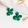 Flower Earrings Korean Personality Ear Studs Earring Pendant