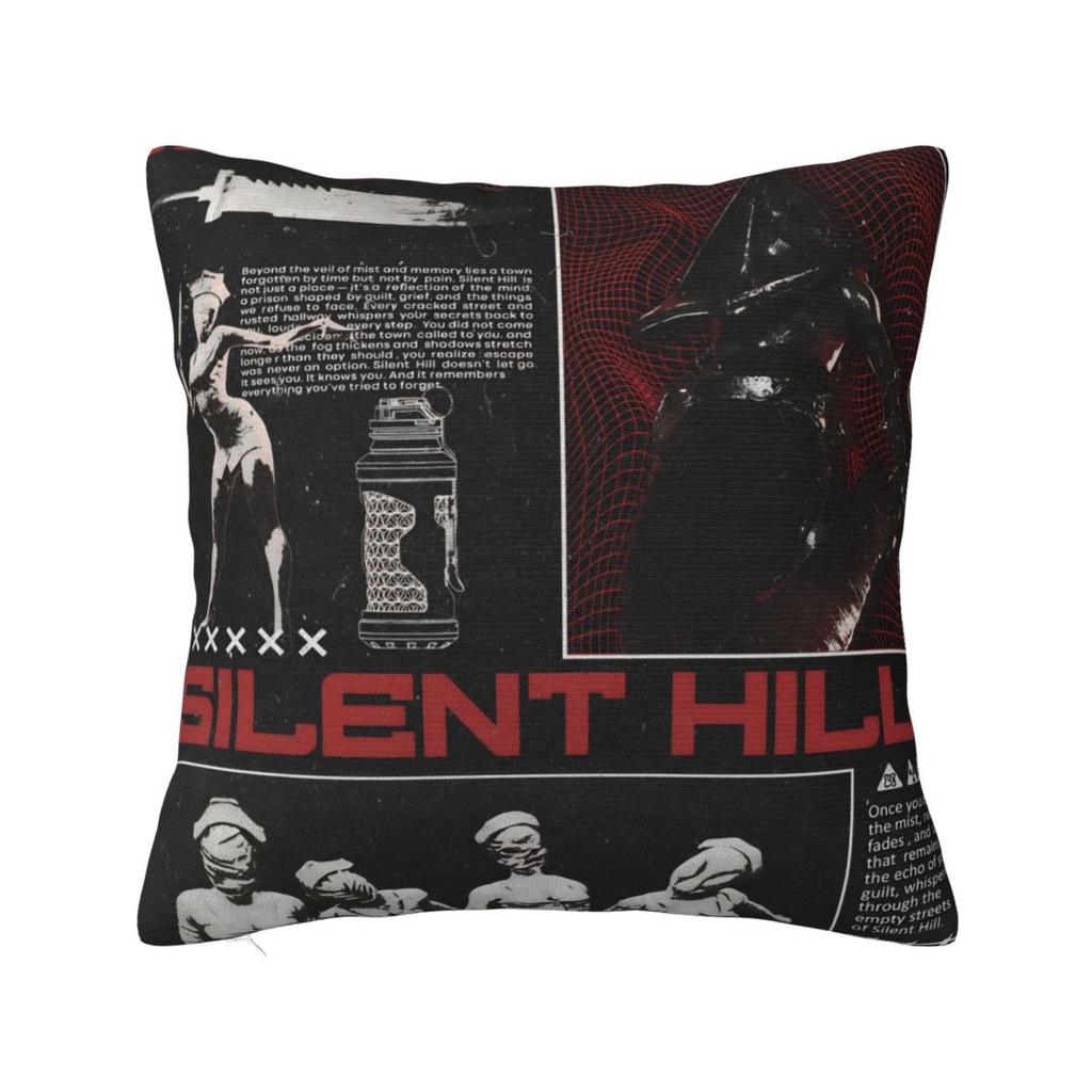 Наволочка Silent Hill F Игра Узор Хинако Чехол на подушку Новинка Наволочка для стула Дивана Домашний Декор Наволочки