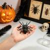 Detailed Spider Ornament for Display Realistic Figurine, Lifelike Fake Tarantula Figure, Plastic Animal Arachnid Model Halloween Prank Props,