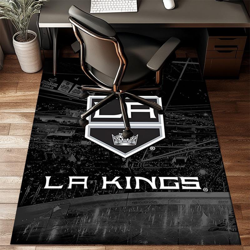 Angeles king Crest Floor Mat for Living Room, Game Rooms, Office, Bedroom, Office Floor Mat Playful Design, Christmas fan gifts
