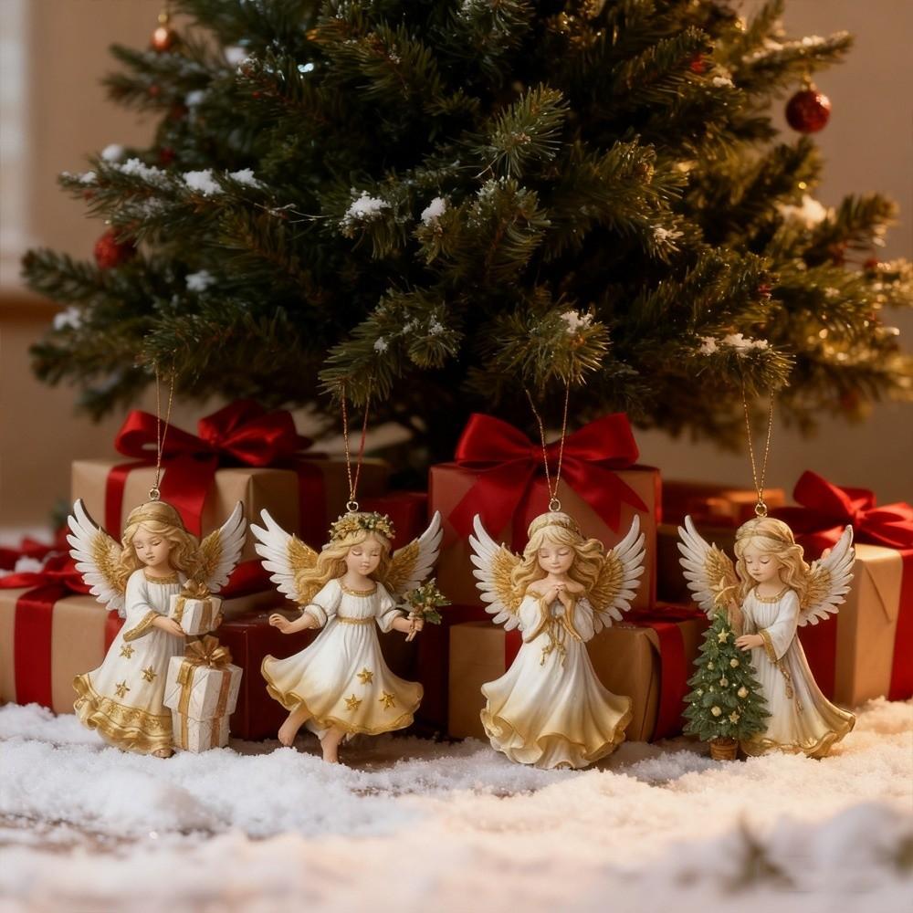 24/36 шт. Подвесной Рождественский Подвес в Винтажном Стиле Украшение для Рождественской Елки Новый Подвес Ангел Праздничный Декор